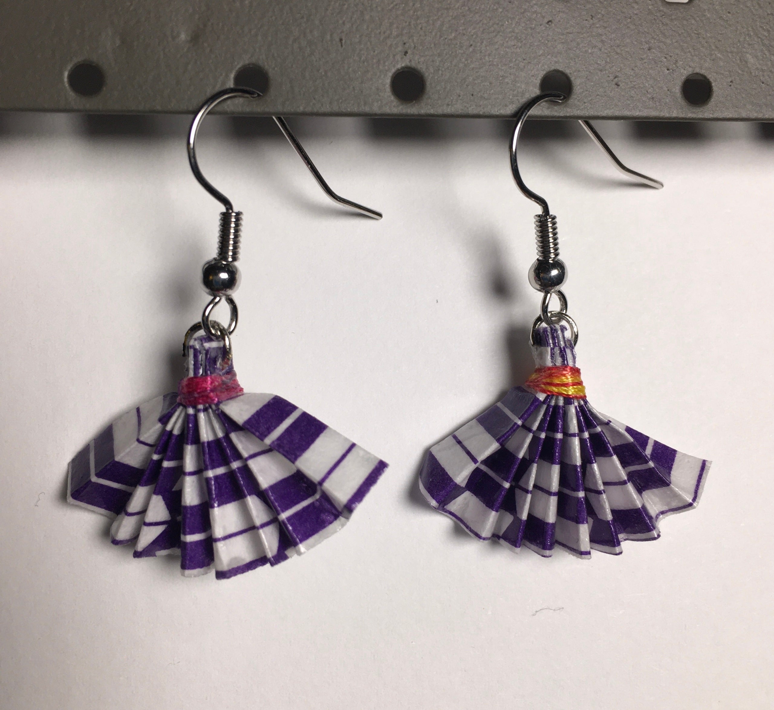 Upcycled Design Lab Blog - Upcycled Magazine Paper - Quilled Earrings